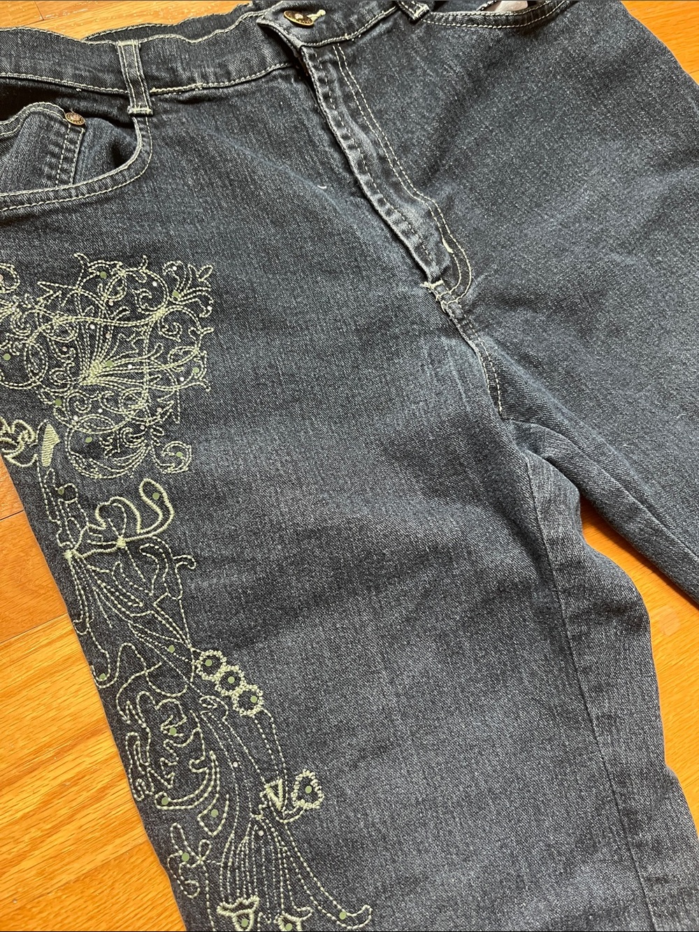 Beautiful embroidery work Jeans